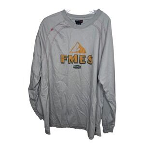 Ariat FR Flame Resistant Long‎ Sleeve Shirt Mens XXL Gray Cotton Workwear